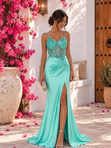 Vestido Frozen Aguamarina [1]