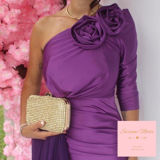 Vestido Evelina Morado [3]