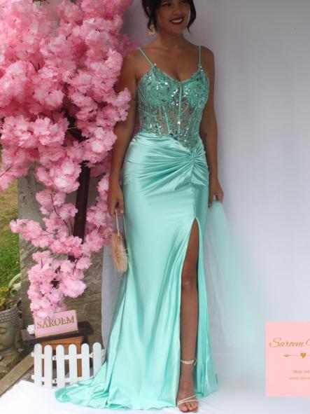 Vestido Frozen Turquesa [5]