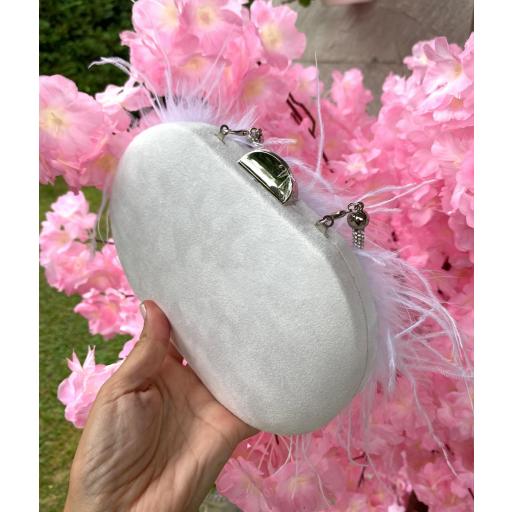 Bolso Plumas Blanco [1]