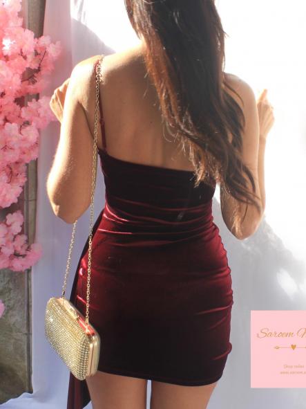 Vestido Idalia Burdeos [4]