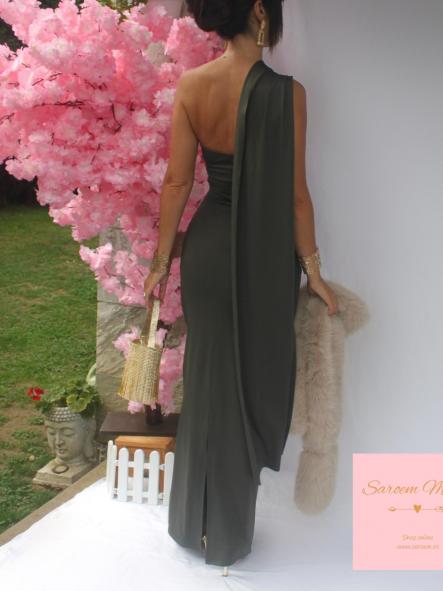 Vestido Zia Verde Caqui [4]