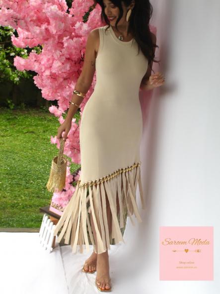 Vestido Divina Beige [3]