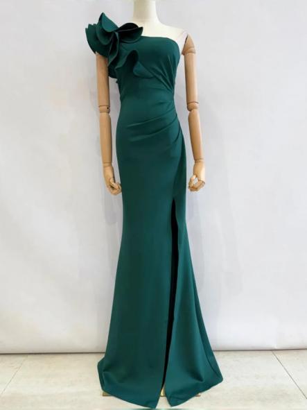 Vestido Polina Verde Botella [4]