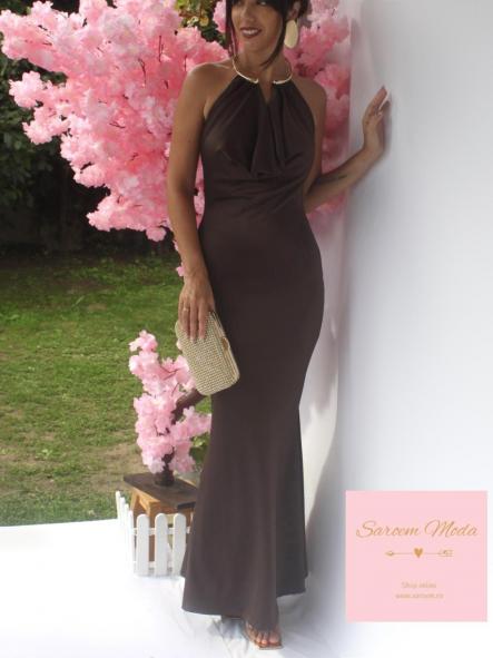 Vestido Lin Marrón [3]
