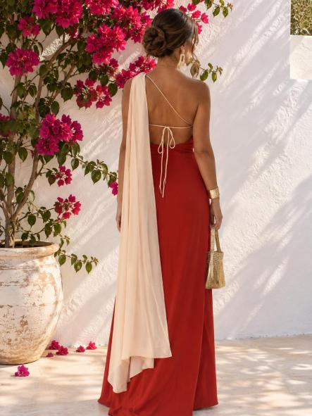 Vestido Ella Teja/Beige [2]