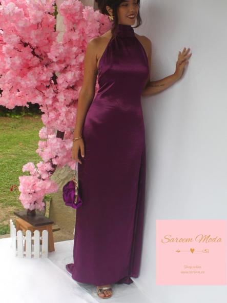 Vestido Kamala Berenjena