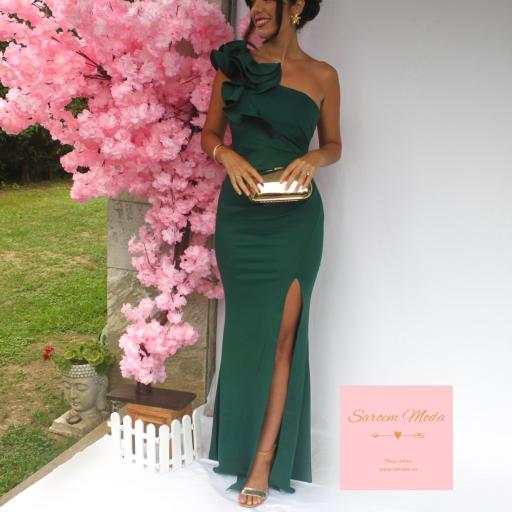 Vestido Polina Verde Botella [2]