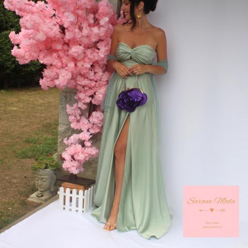 Vestido Princesa Verde Menta [1]