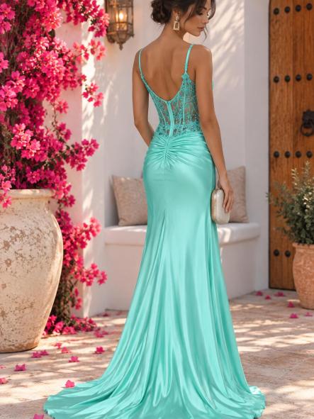 Vestido Frozen Aguamarina [2]