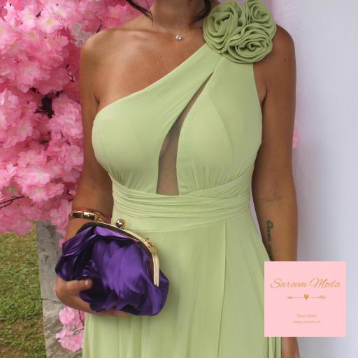 Vestido Munay Verde Manzana [4]