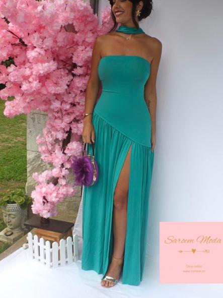 Vestido Taki Turquesa