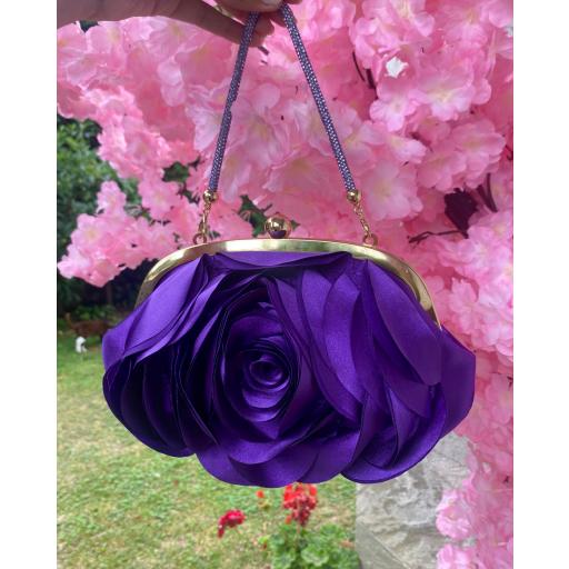 Bolso Flor Morado