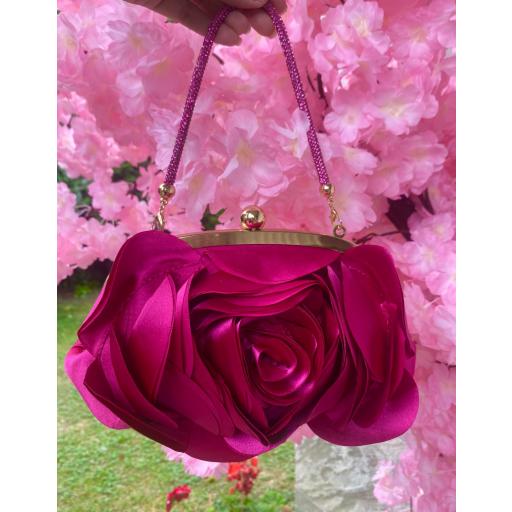 Bolso Flor Fucsia