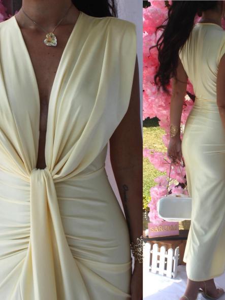 Vestido Damia Amarillo Pastel [5]