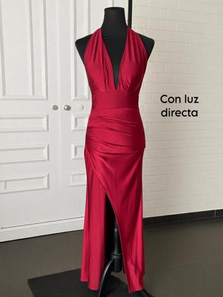Vestido Ness Rojo Granate [3]