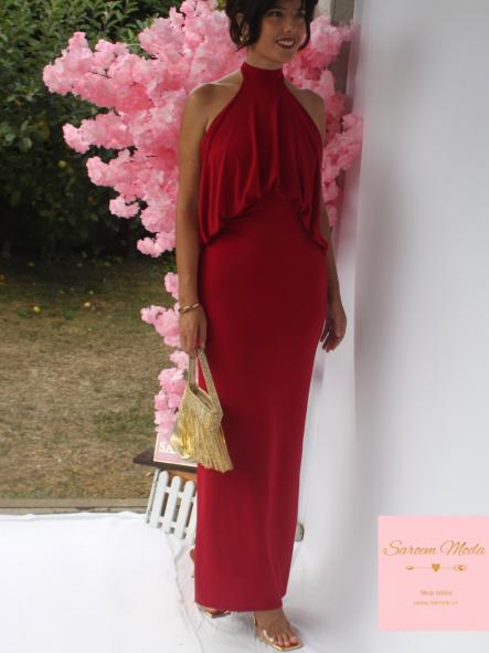 Vestido Linda Rojo Vino [2]