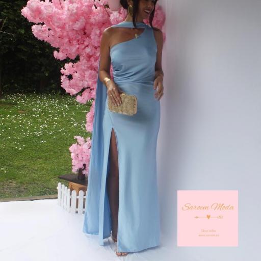Vestido Ares Azul Bebé