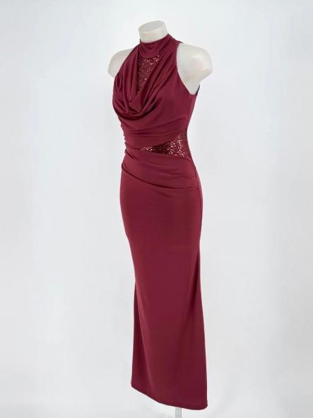 Vestido Esmeralda Burdeos [3]