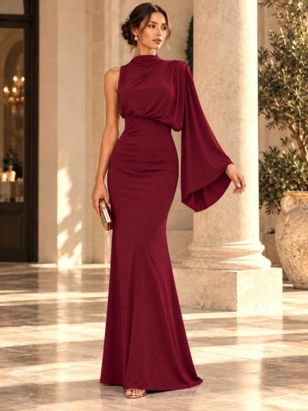 Vestido Gala Burdeos [2]