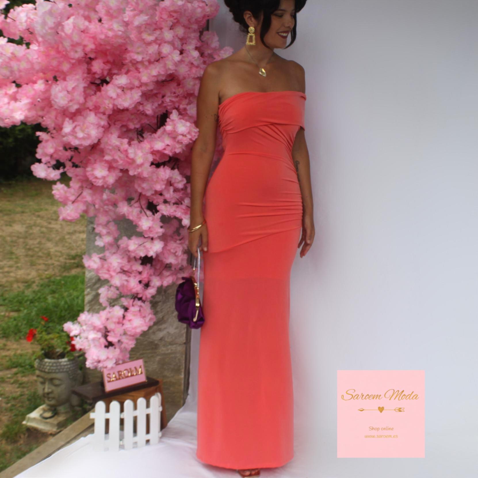 Vestido Yuna Coral