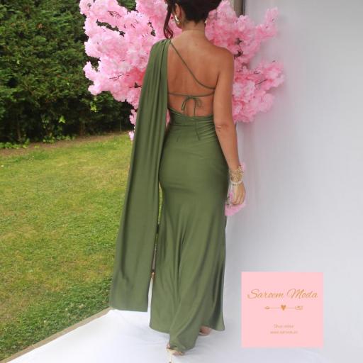 Vestido Dallia Verde Caqui [4]