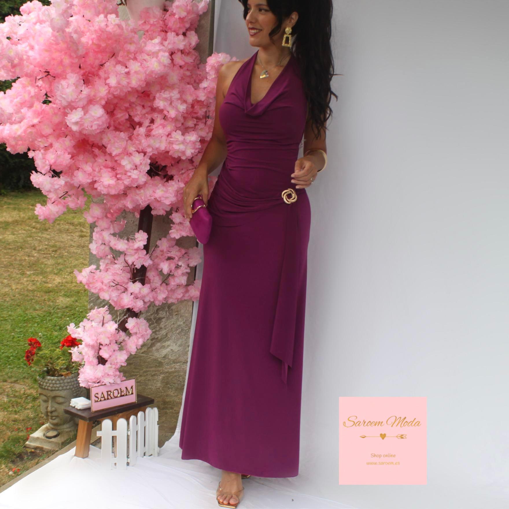 Vestido Martina Ciruela