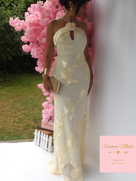 Vestido Flor Mantequilla [3]