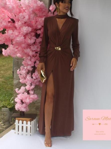 Vestido Noah Marrón Chocolate [0]