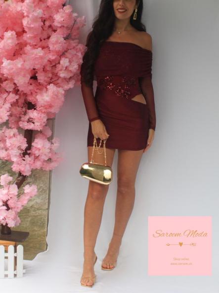 Vestido Adora Burdeos [0]