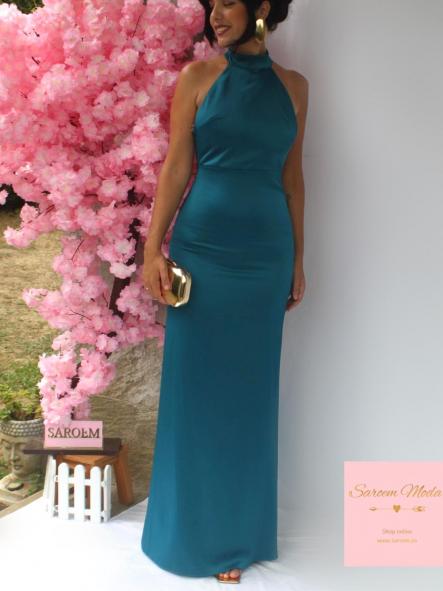 Vestido Roma Petróleo [1]