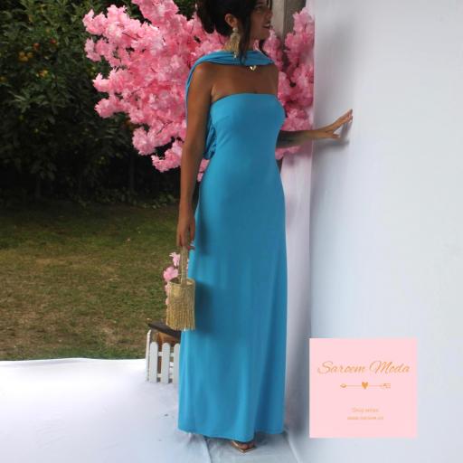 Vestido Shamila Azul