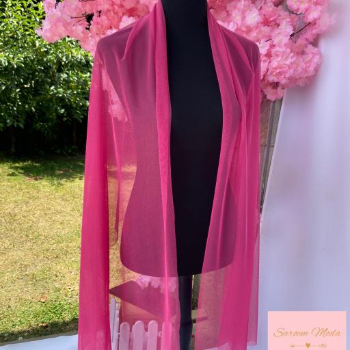 Fular Tul Fucsia
