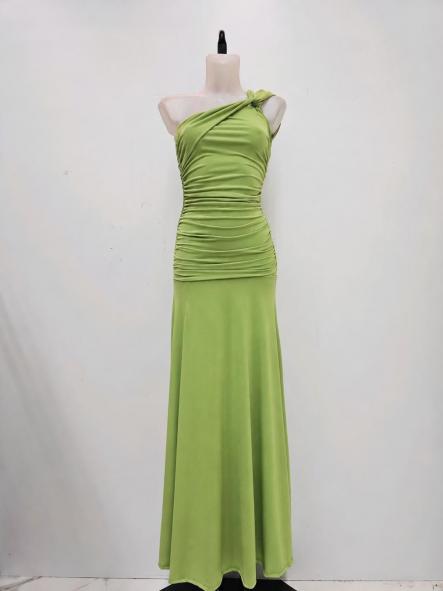 Vestido Salma Verde Manzana [3]