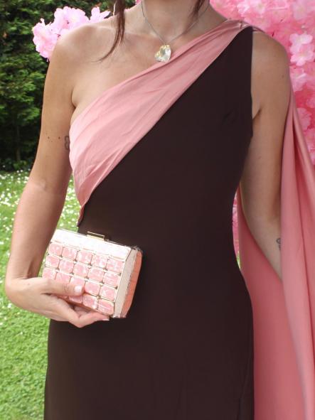 Vestido Ella Marrón/Salmón [3]