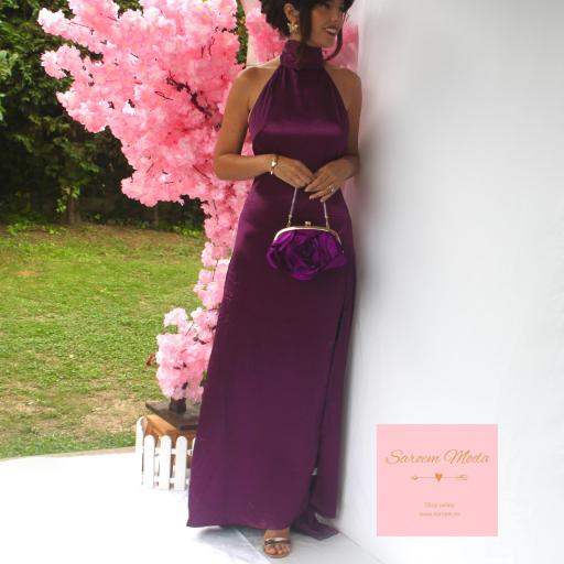 Vestido Kamala Berenjena [3]