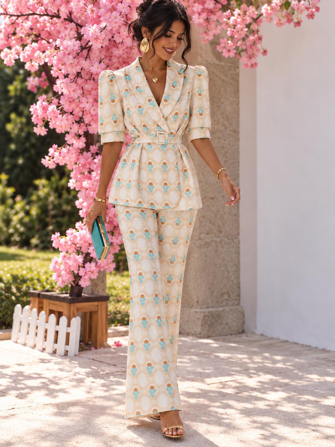 Traje Salena Turquesa