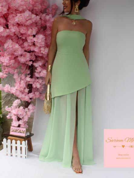 Vestido Ágata Verde Manzana [1]