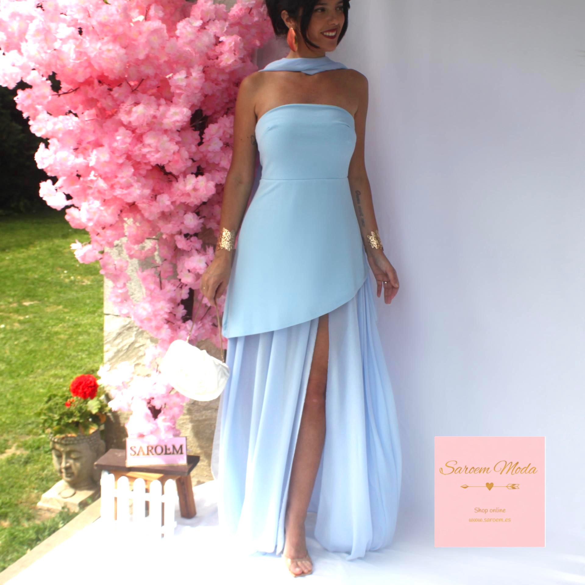 Vestido Ágata Azul