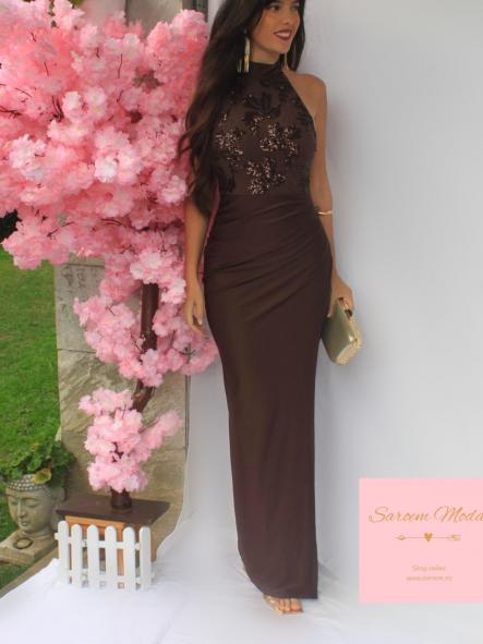 Vestido Eladia Marrón [4]