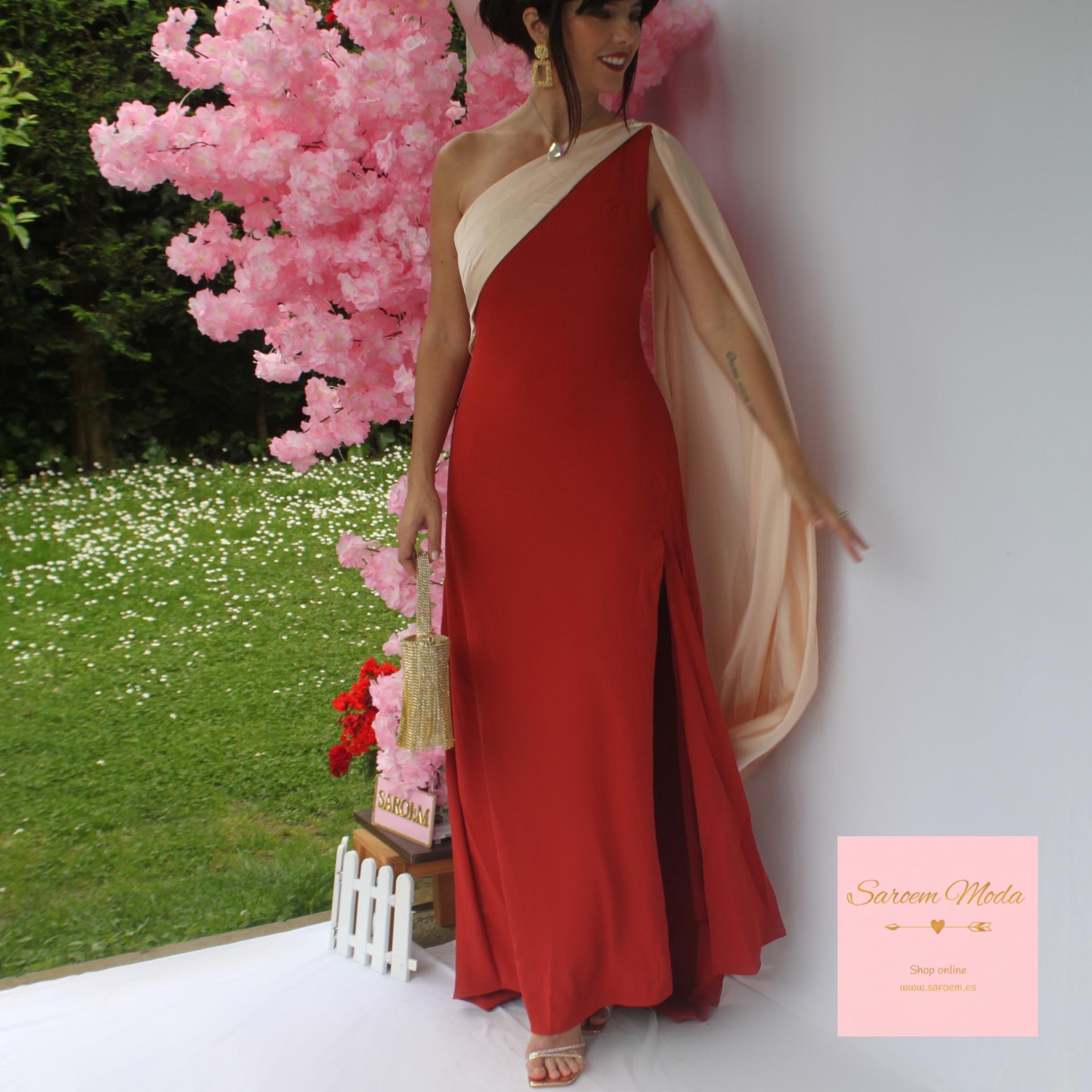 Vestido Ella Teja/Beige