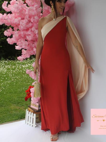 Vestido Ella Teja/Beige