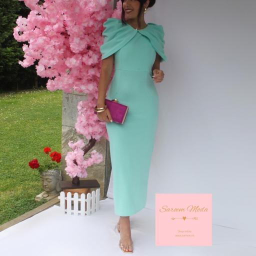 Vestido Riley Aguamarina