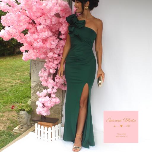 Vestido Polina Verde Botella [3]