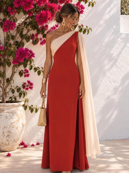 Vestido Ella Teja/Beige [1]