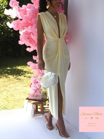 Vestido Damia Amarillo Pastel [4]