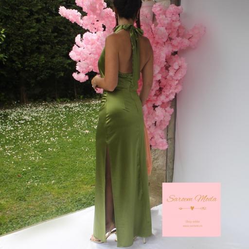 Vestido Ava Verde Oliva [1]