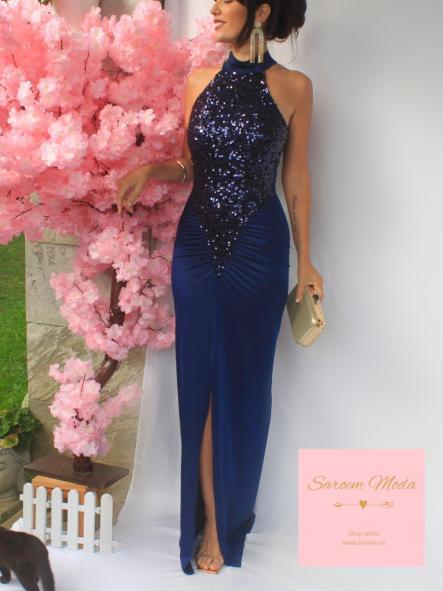 Vestido Indalo Azul Noche [1]