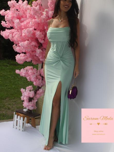 Vestido Sandy Verde Menta [2]