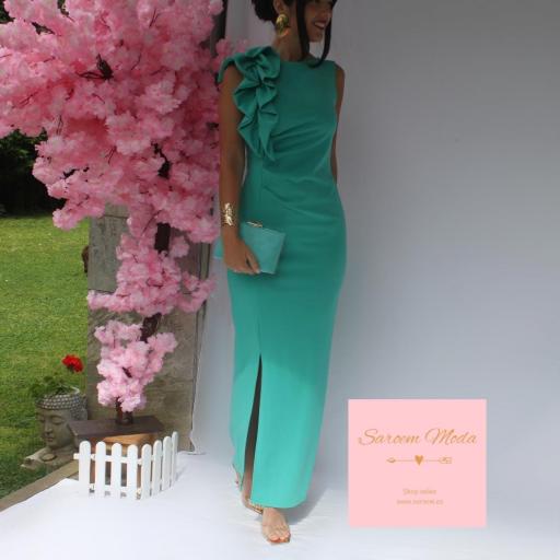 Vestido Tiziana Turquesa [2]